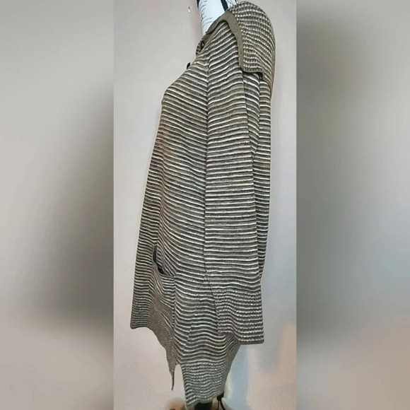 EightEightEight Women's L Split Turtle Neck Pullover Sweater Cotton Long Sleeve - Picture 3 of 9